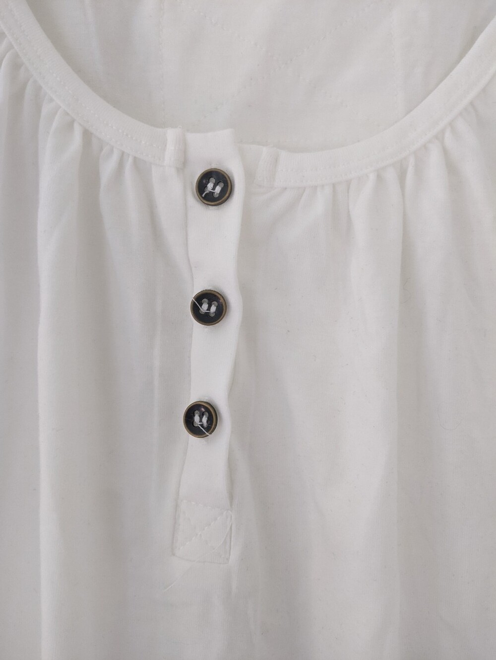 Short Sleeve Tee With Ruffle Sleeve - Picture 2 of 3